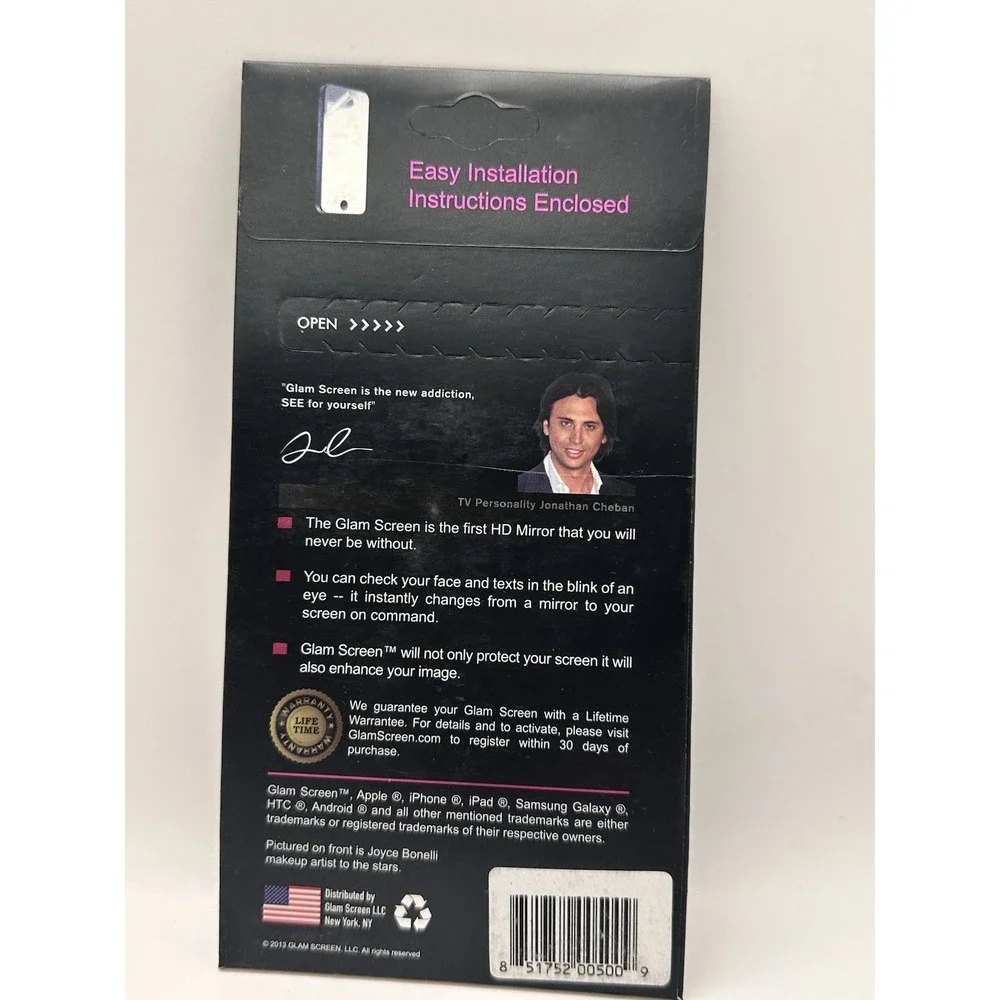 Vintage Glam Screen iPhone 4 HD Mirror Screen Protector by Jonathan Cheban‎ NIB